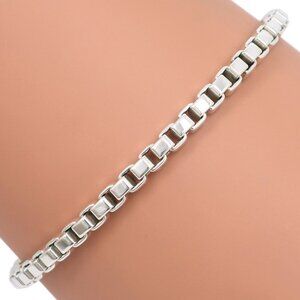 TIFFANY&Co. Venetian Bracelet Silver925 15.2g Women